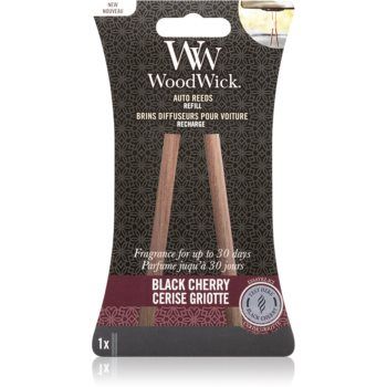 Woodwick Black Cherry parfum pentru masina rezervă