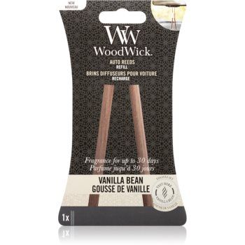 Woodwick Vanilla Bean parfum pentru masina rezervă