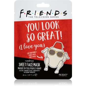 Mad Beauty Friends Turkey mască textilă antioxidantă