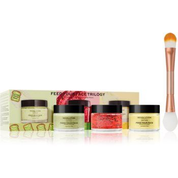 Revolution Skincare X Jake-Jamie Feed Your Face set de măști faciale ieftina