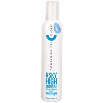 Spuma pentru Par cu Grad Inalt de Fixare Sky High Mousse Compagnia del Colore, 250 ml de firma originala