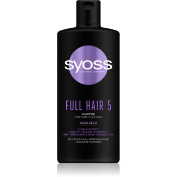 Syoss Intense Fullness Sampon pentru par fin volum si vitalitate