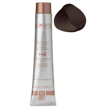 Vopsea Crema Permanenta Luxury Green Light, nuanta Beige Brown 4.32, 100 ml ieftina