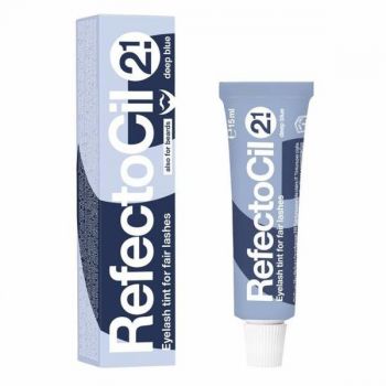 Vopsea pentru Gene si Sprancene RefectoCil, nuanta 2.1 Albastru Inchis, 15 ml ieftin