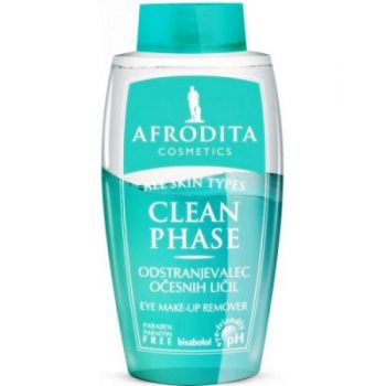 Cosmetica Afrodita - Clean Phase Demachiant Bifazic pentru Conturul Ochilor 125 ml Cosmetica Afrodita - Clean Phase Demachiant Bifazic pentru Conturul Ochilor 125 ml