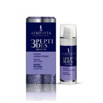 Serum Intens Anti-Age - Cosmetica Afrodita 3Peptides Cell-Active, 30 ml de firma original