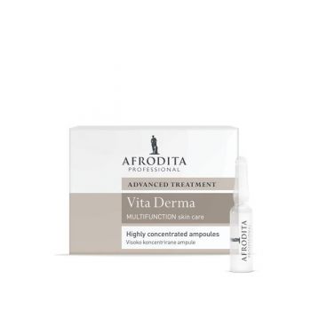 Fiole pentru Ten Acneic - Cosmetica Afrodita Vita Derma Acne Ampoules, 5 fiole x 1,5 ml la reducere