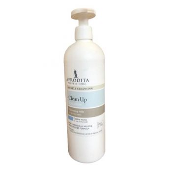 Lapte demachiant cu acid hialuronic pentru toate tipurile de ten Cosmetica Afrodita, 500 ml de firma original