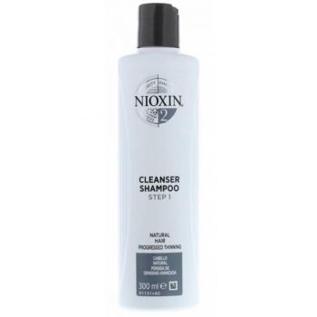 Sampon Impotriva Caderii Progresive pentru Parul Natural Dramatic Subtiat - Nioxin System 2 Cleanser Shampoo, 300 ml