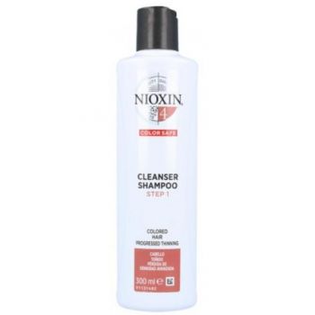 Sampon Par Vopsit si Deteriorat - Nioxin System 4 Color Safe Cleanser Shampoo 300 ml