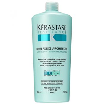 Sampon Reparator - Kerastase Resistance Bain Force Architecte 1 - 2 Shampoo 1000 ml