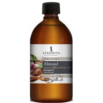 Ulei Masaj Facial si Corporal cu Ulei de Migdale - Cosmetica Afrodita Almond Massage Oil, 500 ml de firma original