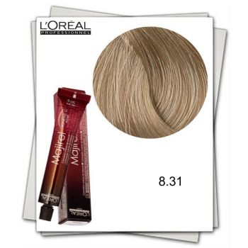 Vopsea Permanenta - L'Oreal Professionnel Majirel Ionene G Incell 8.31 blond deschis auriu cenusiu la reducere