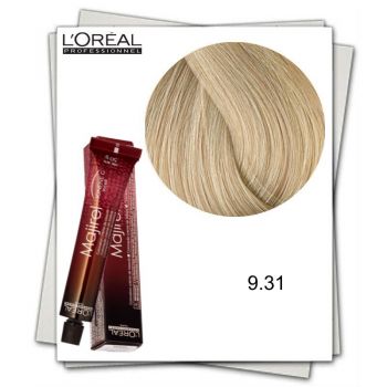 Vopsea Permanenta - L'Oreal Professionnel Majirel Ionene G Incell 9.31 blond foarte deschis auriu cenusiu