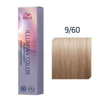Vopsea Permanenta - Wella Professionals Illumina Color Nuanta 9/60 blond luminos violet natural de firma originala