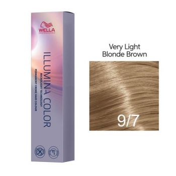Vopsea Permanenta - Wella Professionals Illumina Color Nuanta 9/7 blond luminos maro ieftina