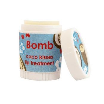 Balsam de buze tratament Coco Kisses, Bomb Cosmetics, 4.5 g