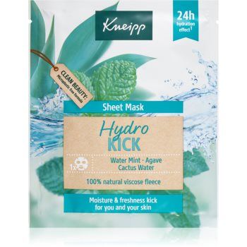 Kneipp Hydro Kick mască textilă hidratantă