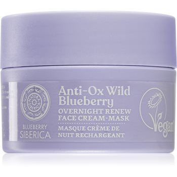 Natura Siberica Anti-Ox Wild Blueberry cremă-mască de noapte regeneratoare