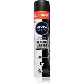 Nivea Men Black & White Invisible Original spray anti-perspirant pentru barbati de firma original