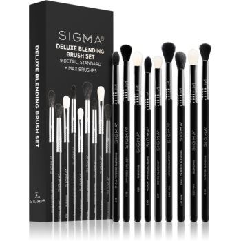 Sigma Beauty Brush Set Deluxe Blending set perii machiaj pentru ochi