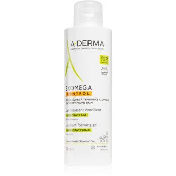 A-Derma Exomega Control Emollient Foaming gel gel hidratant spumant pentru piele uscata spre atopica