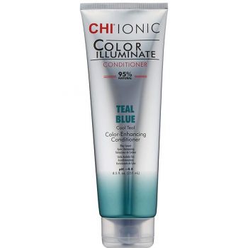 Balsam Nuantator Verde Albastrui- CHI Farouk Ionic Color Illuminate Conditioner Teal Blue, 251 ml de firma originala