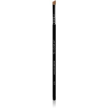 Sigma Beauty Brow E75 Angled Brow Brush perie curbata pentru sprancene