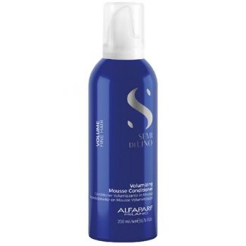 Spuma Balsam pentru Volum - Alfaparf Milano Semi Di Lino Volumizing Mousse Conditioner, 200 ml