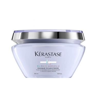 Masca Reconstructoare Post Decolorare - Kerastase Blond Absolu Masque Cicaextreme, 200 ml de firma originala