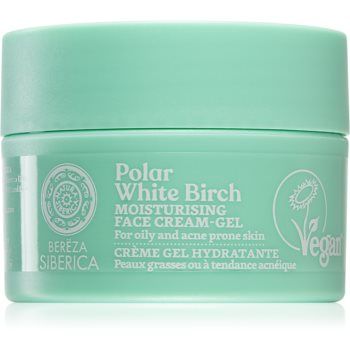 Natura Siberica Polar White Birch crema gel pentru hidratare. pentru ten gras si problematic de firma originala