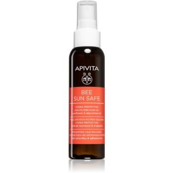 Apivita Bee Sun Safe Hair Oil ulei hidratant pentru par expus la soare