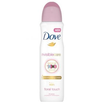 Deodorant antiperspirant spray, Dove, Invisible Care, Floral Touch, 48h, 150 ml