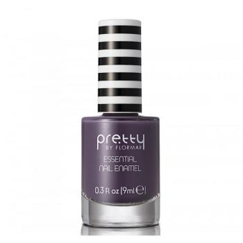 Lac de unghii Pretty by Flormar Essential Smoky Violet 22, 9ml