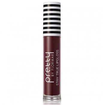 Luciu de buze Pretty by Flormar Stay True Bordeaux 15, 4.5ml
