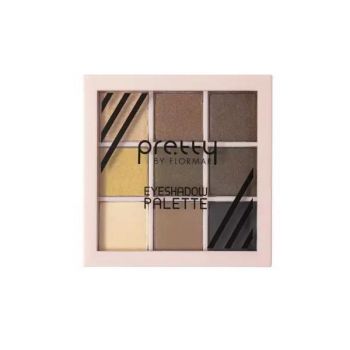 Paletă farduri Pretty by Flormar 01 Earth, 10g