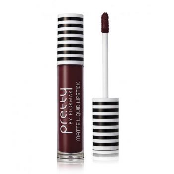 Ruj lichid Pretty by Flormar Matte Deep Amaranth 12, 6.5 ml ieftin