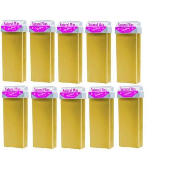 Set 10 Rezerve Ceara Epilat de unica folosinta Depileve, Professional, Miere, 1000ml