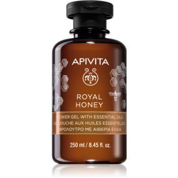 Apivita Royal Honey gel de dus hidratant cu uleiuri esentiale