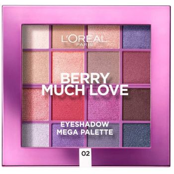 Paleta farduri de ochi Loreal Berry Much Love Mega Palette