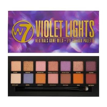 Paleta farduri de pleoape W7 Violet Lights , 14 culori