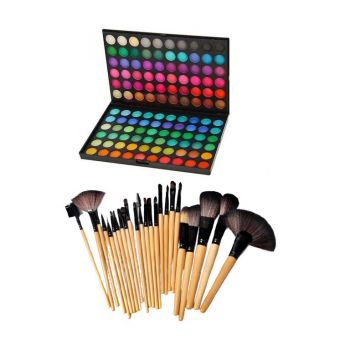 Set machiaj Trusa 24 pensule Fraulein38 + Borseta + Trusa 120 farduri Fraulein38