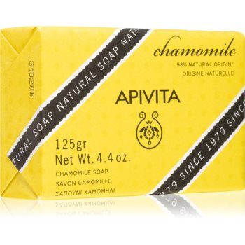 Apivita Natural Soap Chamomile săpun solid pentru curățare