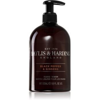 Baylis & Harding Black Pepper & Ginseng Săpun lichid pentru mâini ieftin