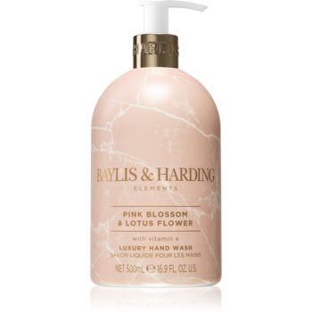 Baylis & Harding Elements Pink Blossom & Lotus Flower Săpun lichid pentru mâini