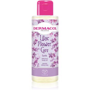 Dermacol Flower Care Lilac ulei hrănitor de lux pentru corp ieftin