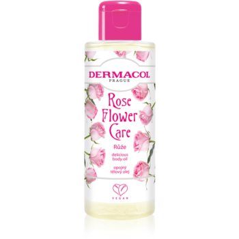 Dermacol Flower Care Rose ulei hrănitor de lux pentru corp ieftin