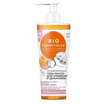 Gel Uleios Nutritiv Demachiere pentru pentru Ten Sensibil Bio Cosmetolog Fito Cosmetic, 260 ml