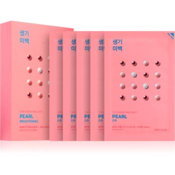 Holika Holika Pure Essence Pearl Masca de celule cu efect lucios