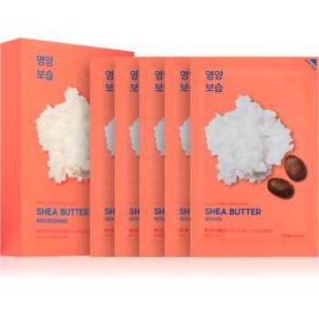 Holika Holika Pure Essence Shea Butter masca de celule cu efect hidrantant si hranitor Holika Holika Pure Essence Shea Butter masca de celule cu efect hidrantant si hranitor
